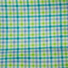 Load image into Gallery viewer, Blue-Green Tartan Tablecloth / Curtain