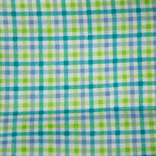 Load image into Gallery viewer, Blue-Green Tartan Tablecloth / Curtain
